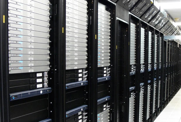System X, an Xserve G5 supercomputing cluster. CC-licensed pic by Christopher Bowns: http://www.flickr.com/photos/cipherswarm/2414578959/in/photostream/