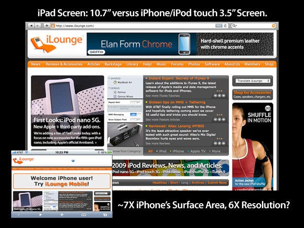A mockup of the 
