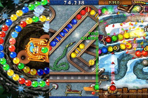 Spot the difference: Puzz Loop, Luxor and Stoneloops! of Jurassica