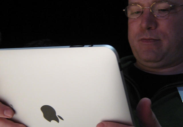 The iPad's closed system is great for computers or it's doom, depending on who you talk to. CC-licensed iPad picture by Glenn Fleishman.