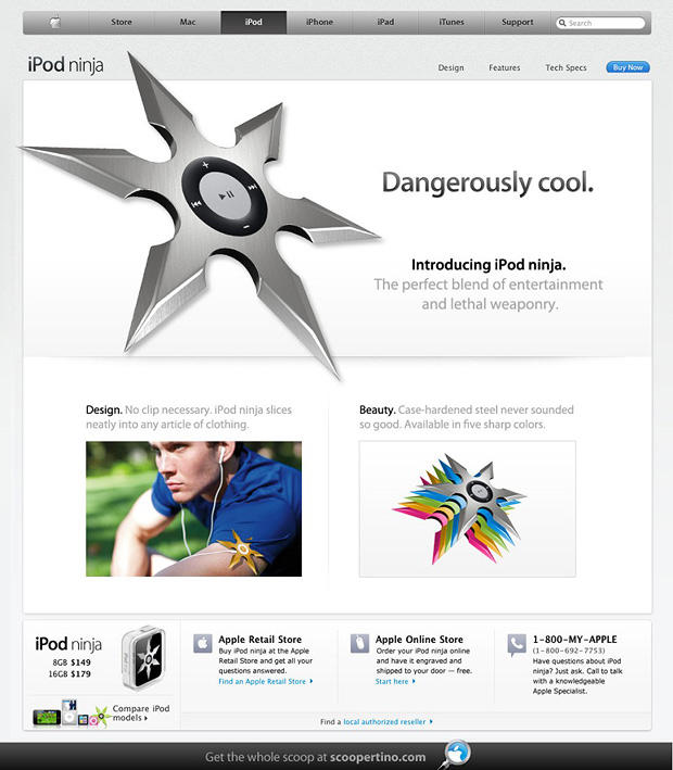 iPod-ninja