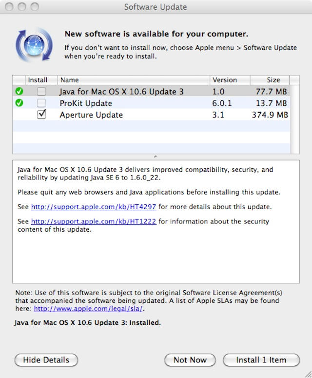 Updates