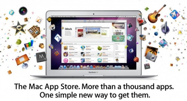 The Mac App Store launch image.