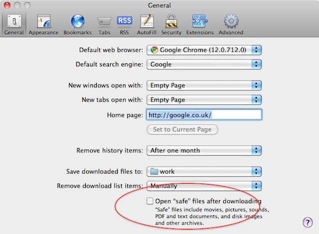 Safari security