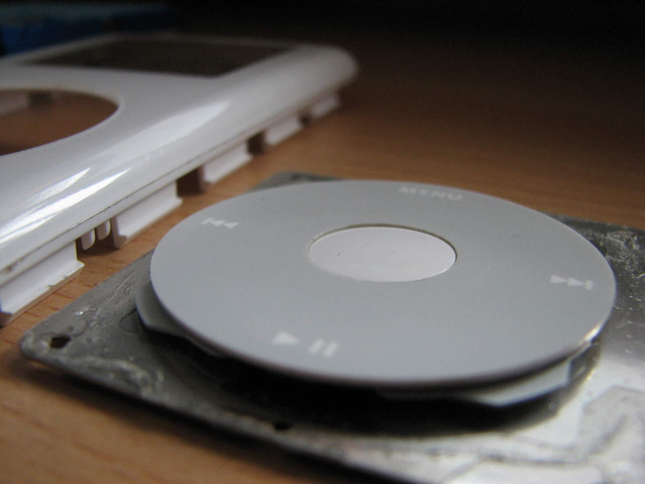 ipod click wheel and fasia