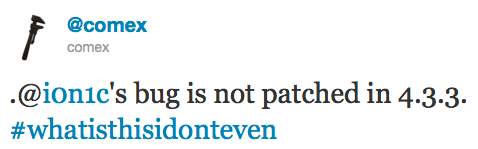 C0mex-twitter-message-iOS-433-jailbreak