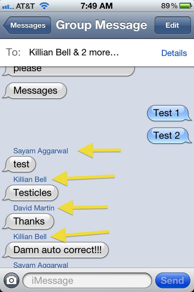 iMessageGroupChat