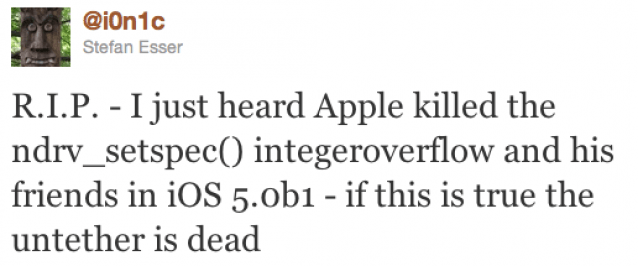 untethered-jailbreak-dead
