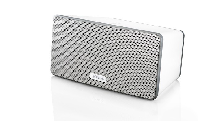 The Sonos Play 3 also comes in Black with a graphite grille.