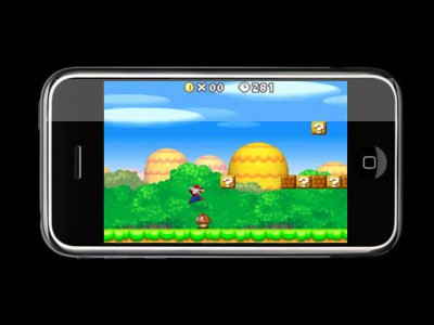 iPhoneplayingSuperMario