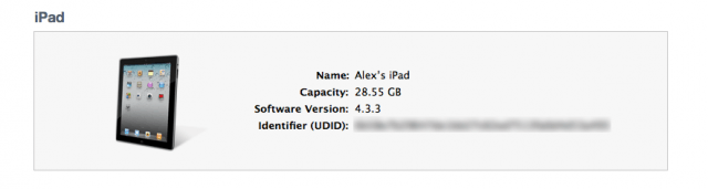 udid ipad