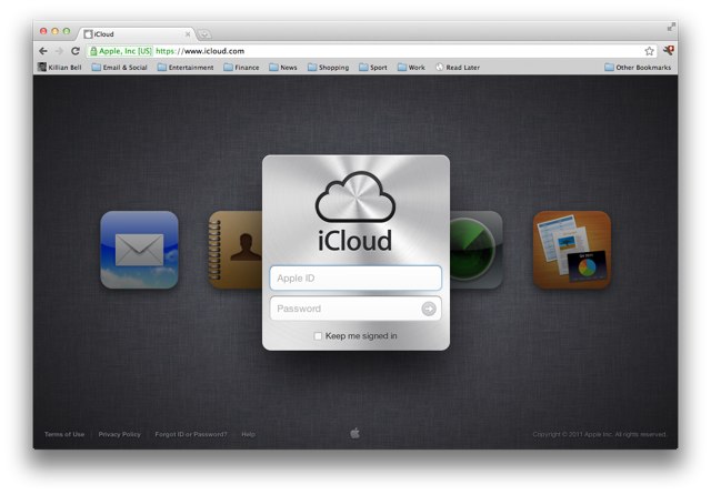 New-iCloud-login-page