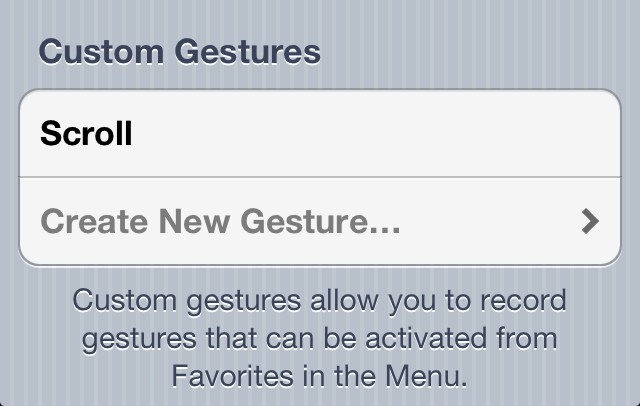 gestures