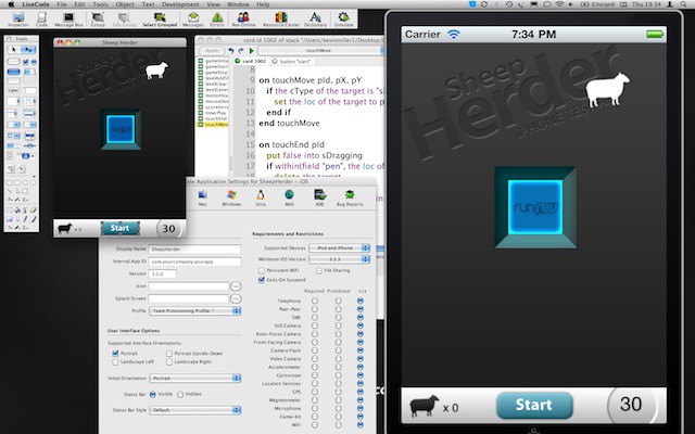LiveCode ios