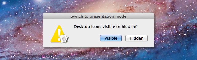 Example of dialog box created by AppleScript