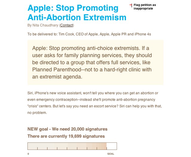 Siri-abortion-petition