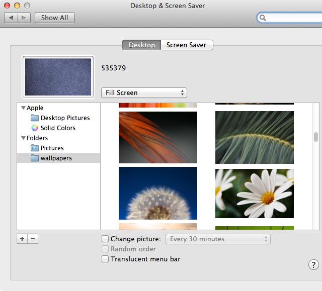 Illustration of zooming into wallpaper images