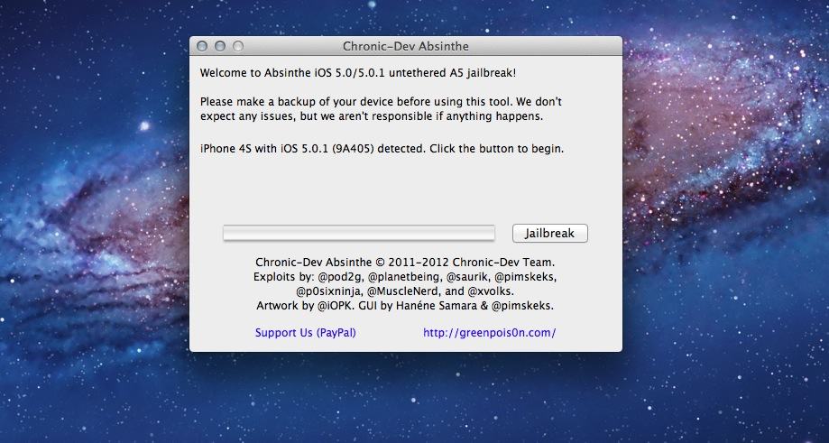 Absinthe Mac app