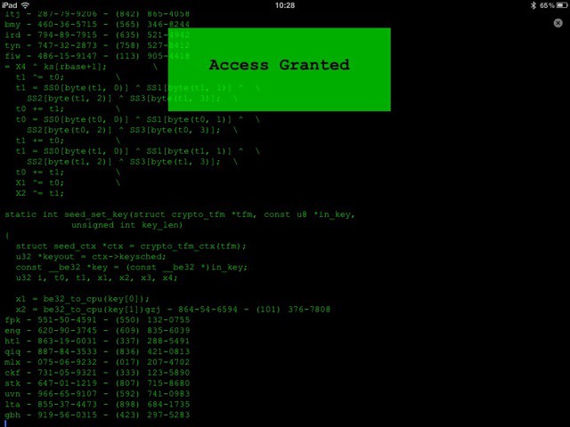 Hackertyper for iOS
