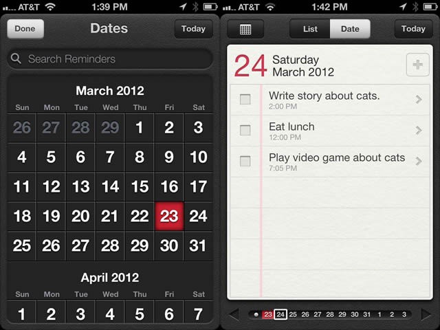 Reminders