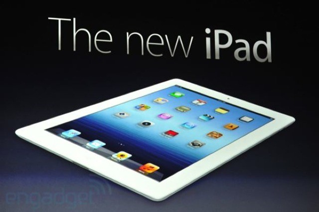 The 'New iPad.' Photo Engadget