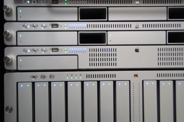 Apple's now-discontinued Xserve and Xserve RAID enterprise hardware