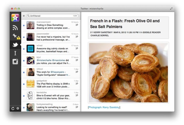 Favs is fantastically useful, and very pretty, too