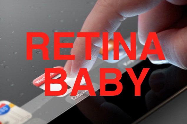 retina baby ipad hd