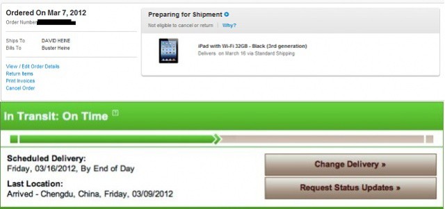 shipping