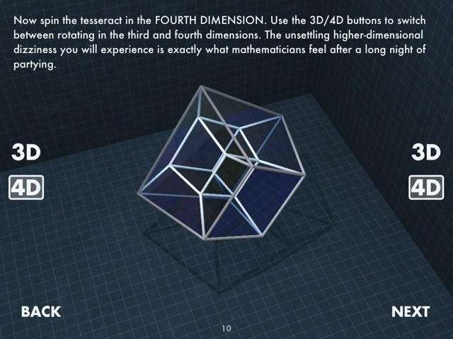 Watch out for the cuboid shadow of the 4D object later on