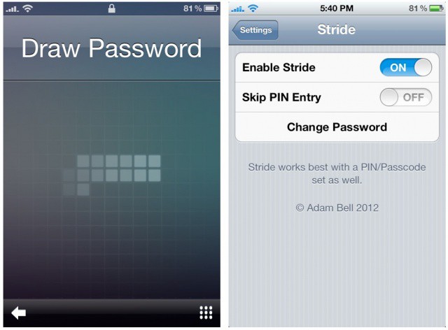 That doesn't look like your typical iOS lock screen.
