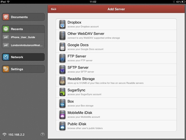 Removes the pain of transferring files - just grab them from the cloud