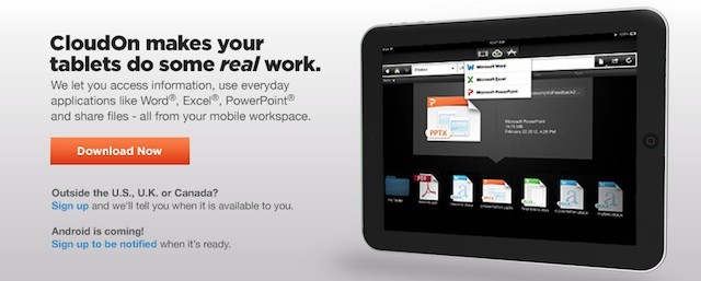 CloudOn updates its cloud-based Office suite with some killer features