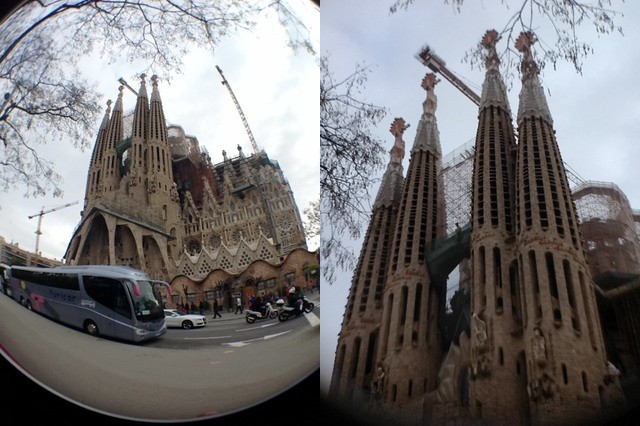 Fisheye and telephoto, the two extremes