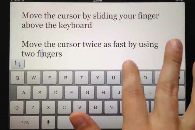 Editing text in iOS could be so much easier...