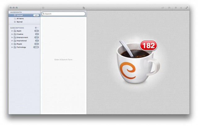 Caffeinated: a viable contendor for your new default RSS app on the Mac