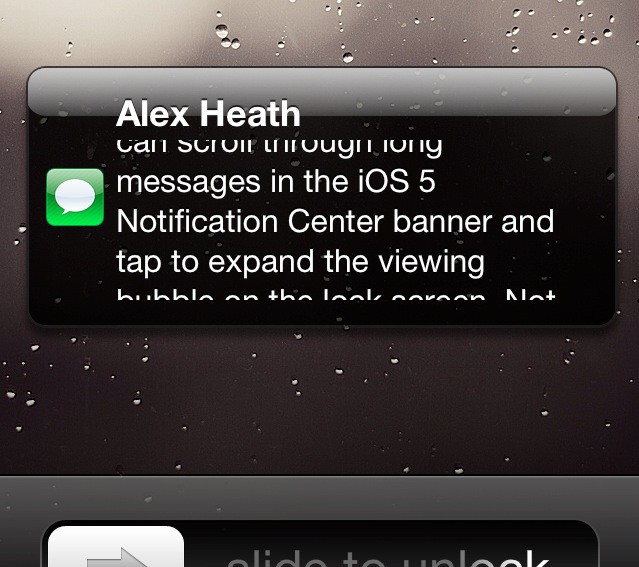 More text in the same notification