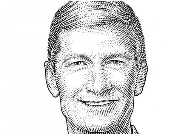 Kara Swisher and Walt Mossberg interview Tim Cook at All Things Digital in California.