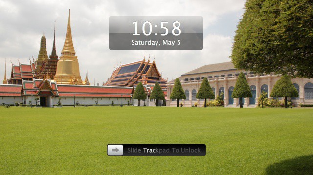 Slide to Unlock Mac
