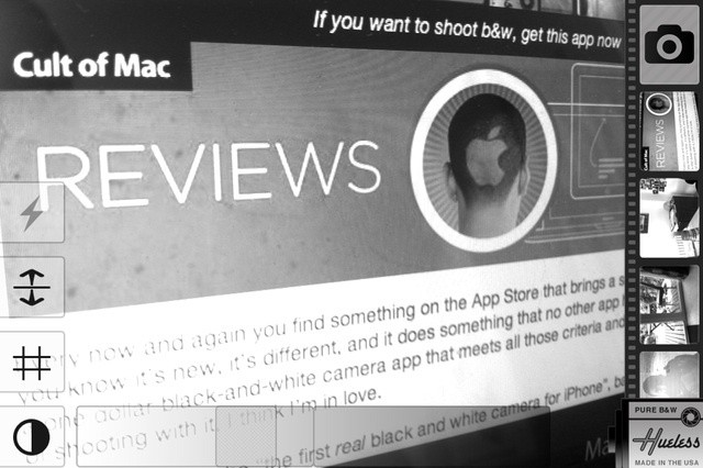 If you want to shoot b&w, get this app