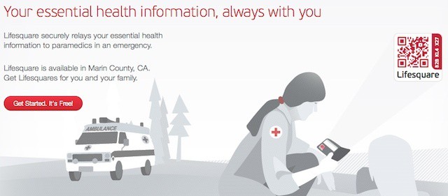 Lifesquare uses QR code stickers, iPhone app to provide emergency workers with health data
