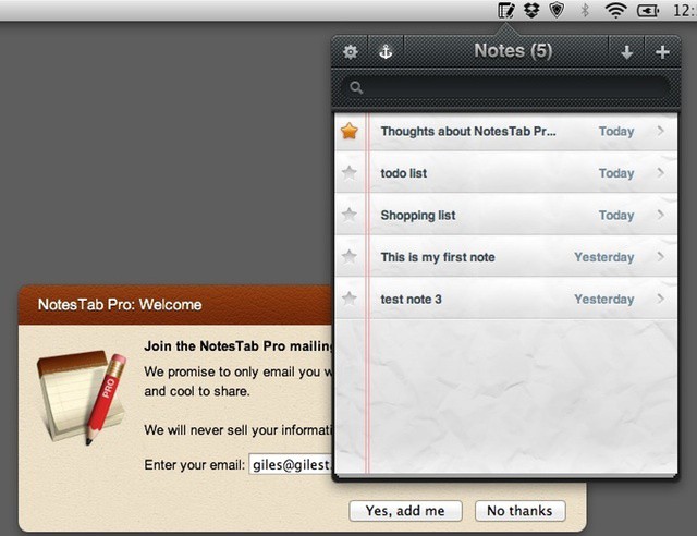 NotesTab Pro and begging 