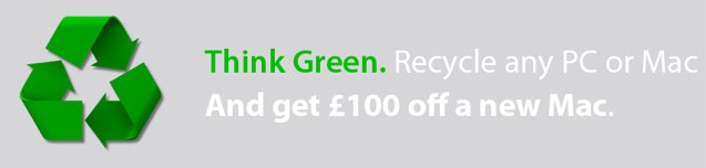 Is Apple's latest 'Think Green' campaign an effort to shift existing Macs before the new ones roll in?