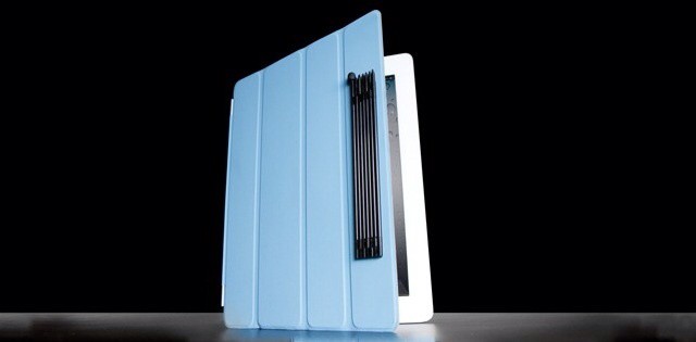 The  Motive Stylus unwraps and sticks to the Smart Cover