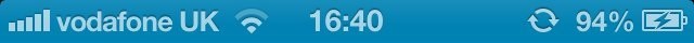 Status bars are all kinds of colors in iOS 6.