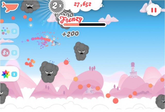 It's time to destroy some evil clouds.
