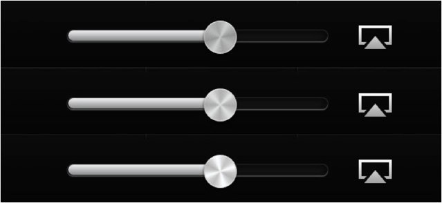 Notice the slight difference in reflection on these sliders, which I got just by tilting my iPhone?