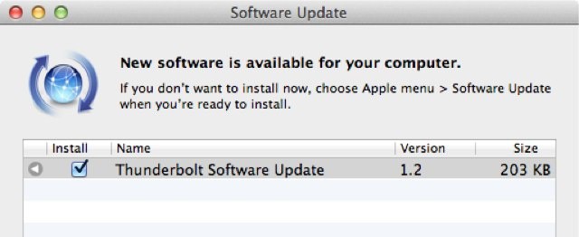 If you haven't already done so, don't install this Thunderbolt update on your Mac.