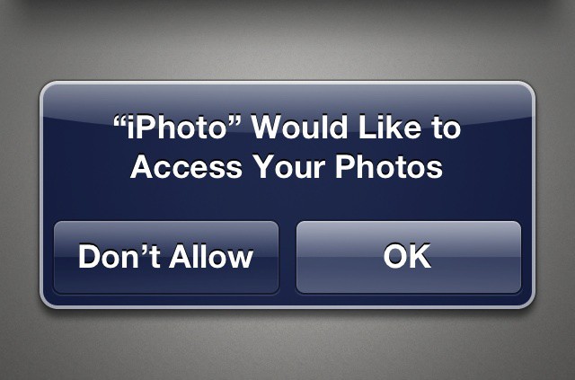 iPhoto Contacts