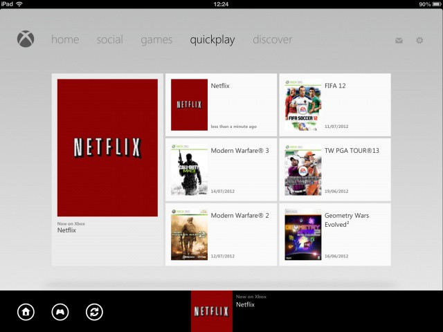 You can now use your iPad as a remote control for your Xbox.